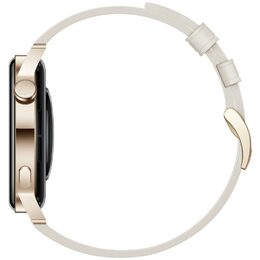 Chytré hodinky Huawei Watch GT 3 42 mm (Elegant) - Light Gold + White Leather Strap