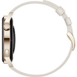 Chytré hodinky Huawei Watch GT 3 42 mm (Elegant) - Light Gold + White Leather Strap