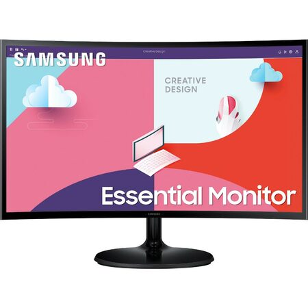 Monitor Samsung S360C 27",LED podsvícení, VA panel, 4ms, 3000: 1, 250cd/m2, 1920 x 1080 Full HD, - černý