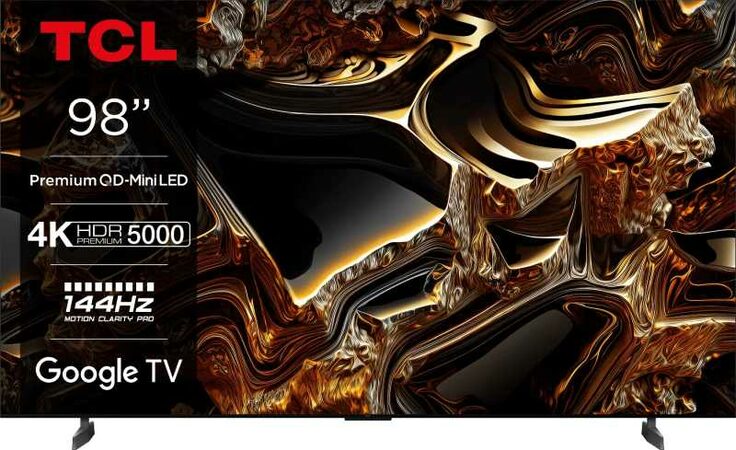 Tcl 98x955 Tv Smart Google Tv Qled 248cm 4k Uhd 5200 Ppi 144hz Mini Led 